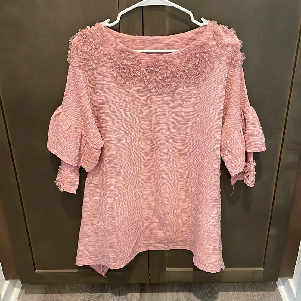Pink Korean Blouse